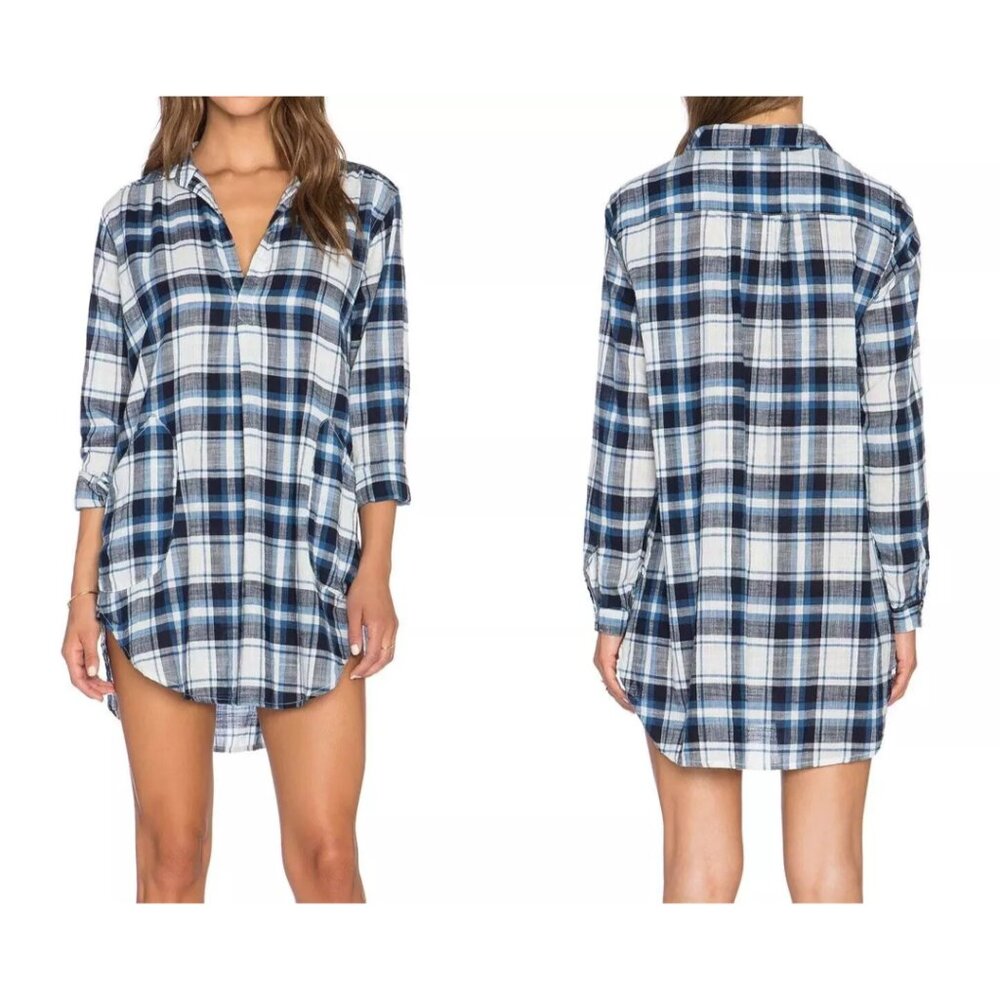 NWT CP Shades plaid Teton tunic - size XS